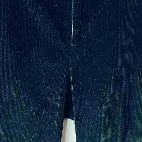 J. Jill Wide Leg 100% Cotton Crop Corduroy Trousers - Picture 2 of 4